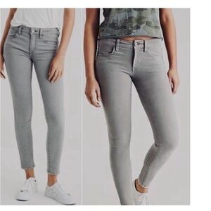 American Eagle Jegging crop/ gray